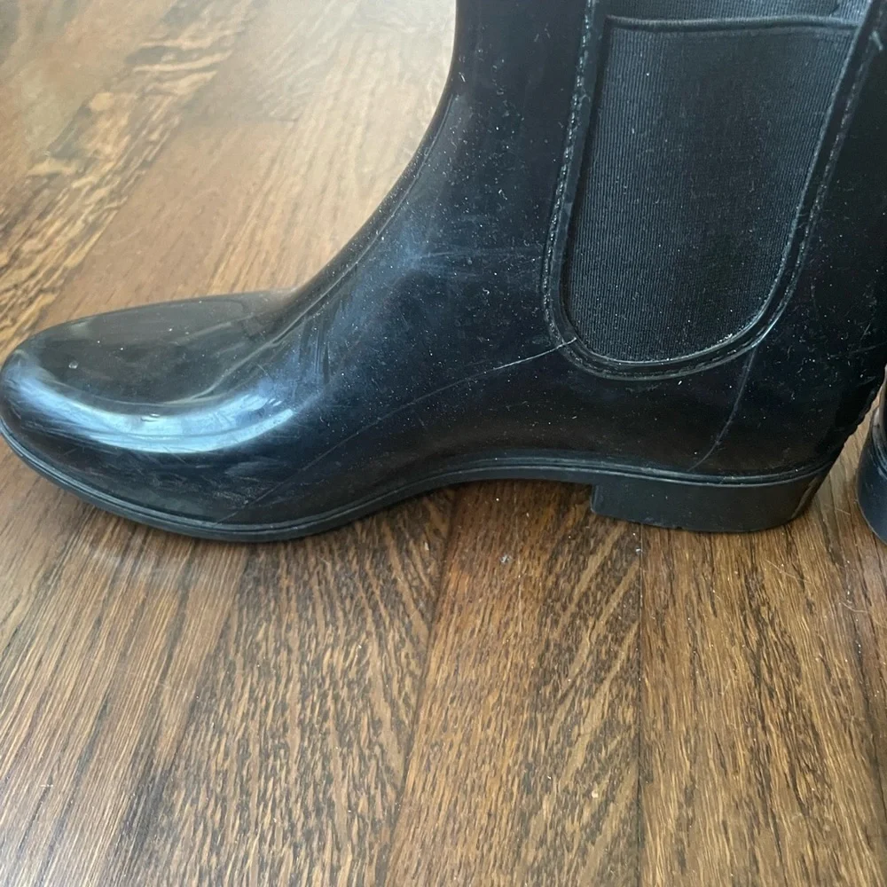 Sam edelman black rain boots
